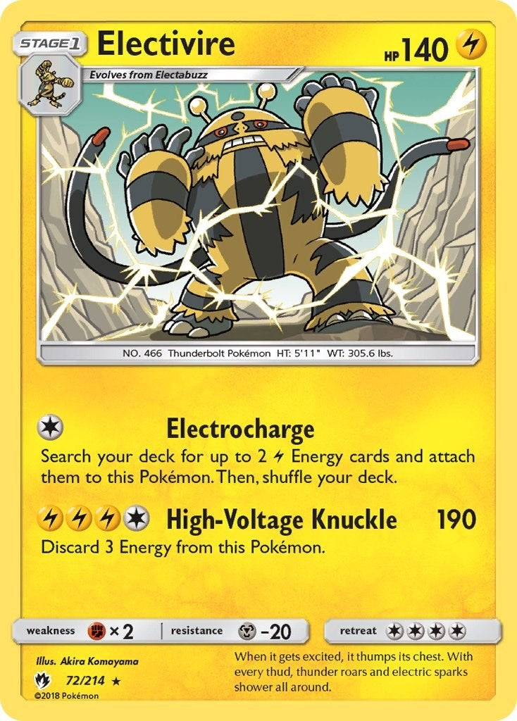 Image for Electivire (72) (SM8)