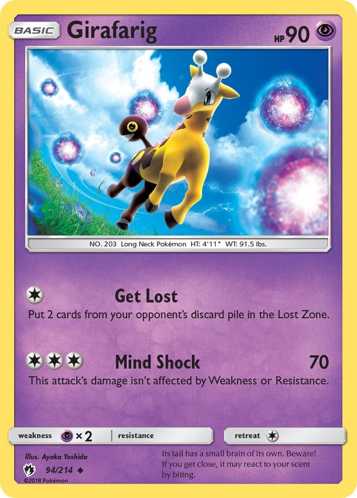 Image for Girafarig (94) (SM8)