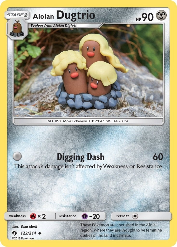 Image for Alolan Dugtrio (123) (SM8)
