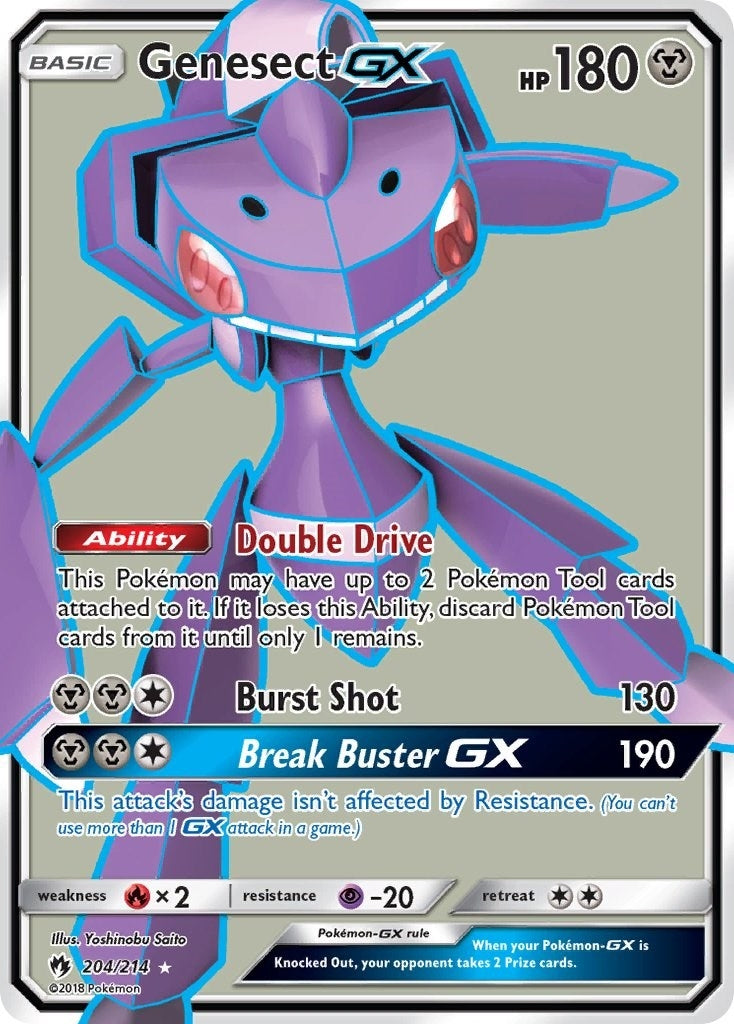 Image for Genesect GX (Full Art) (204) (SM8)