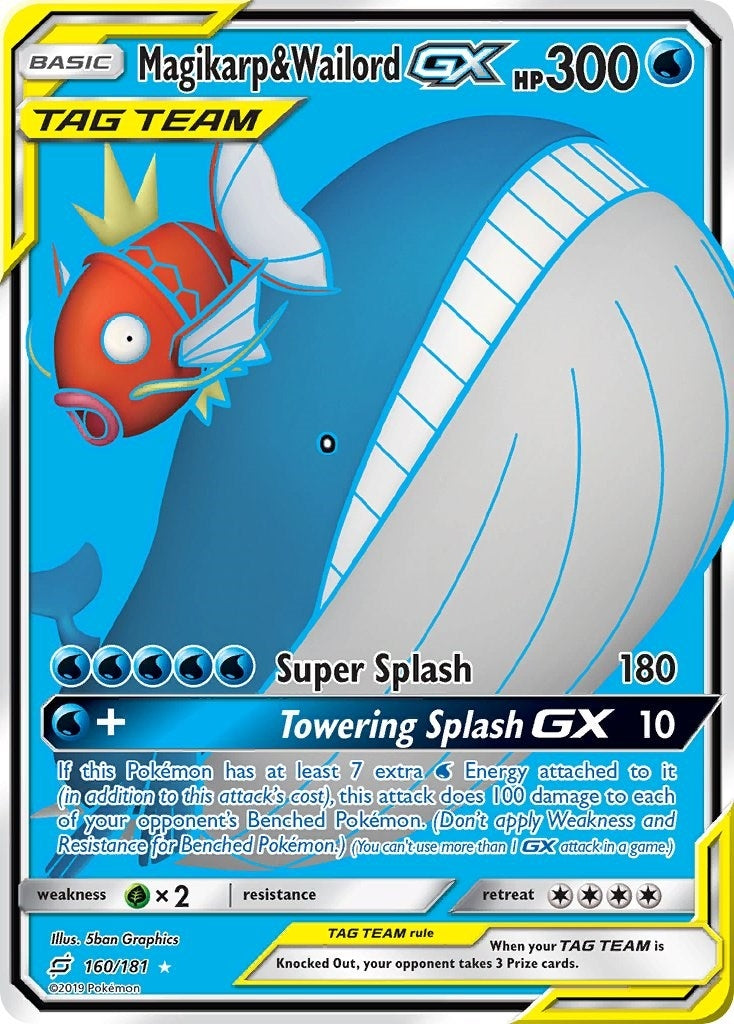 Image for Magikarp & Wailord GX (Full Art) (160) (SM9)