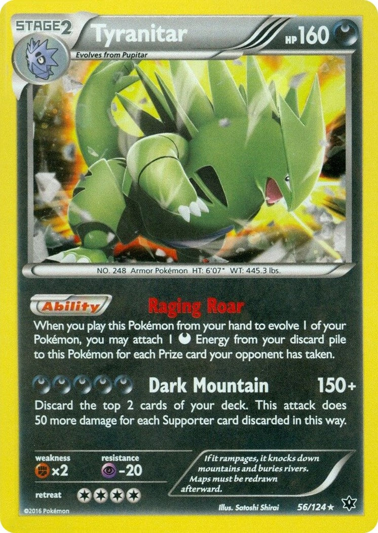 Image for Tyranitar - 56/124 (Cosmos Holo) (56) (MCAP)
