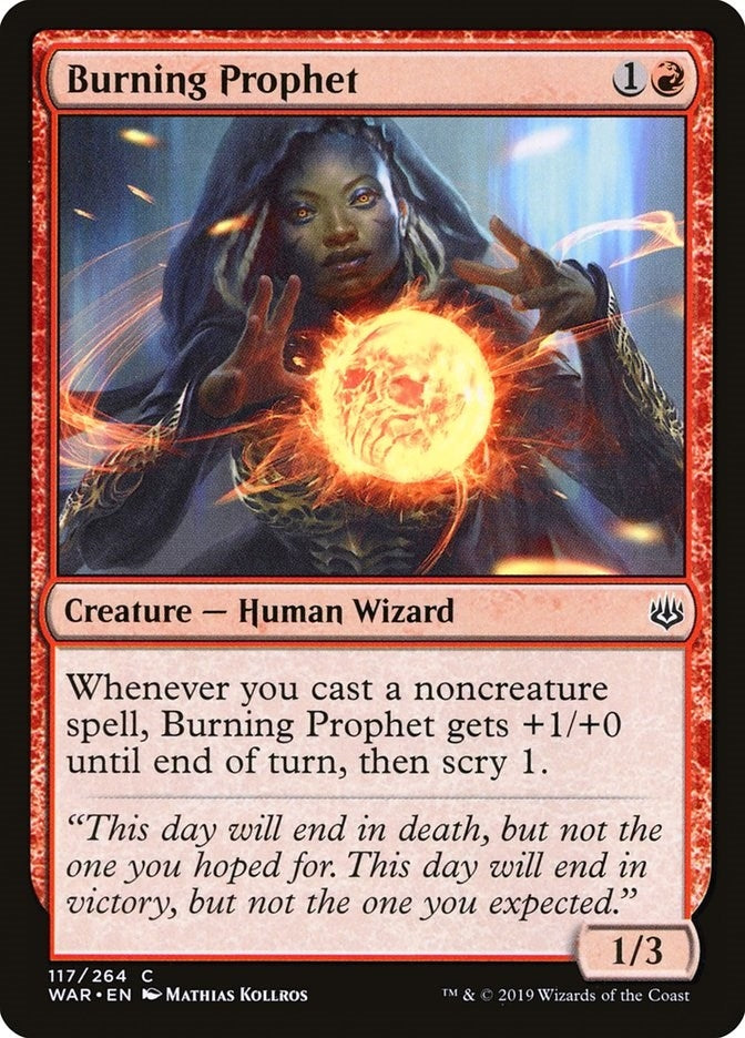 Image for Burning Prophet (117) (WAR)