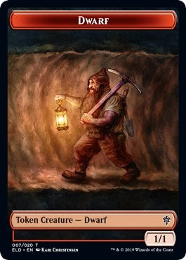 Image for Dwarf // Food (18) Double-sided Token (ELD)