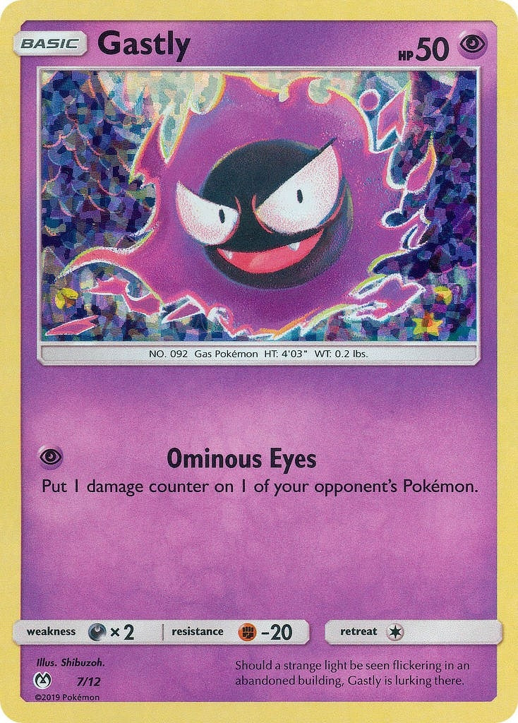 Image for Gastly - 7/12 (7) (MCD19)