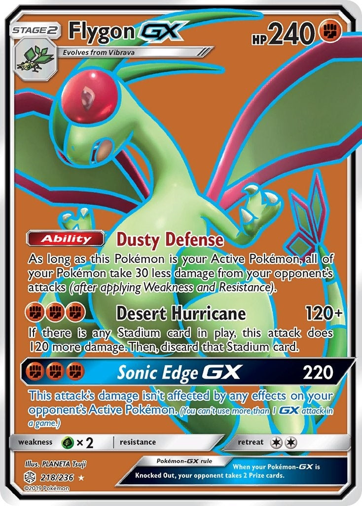 Image for Flygon GX (Full Art) (218) (SM12)