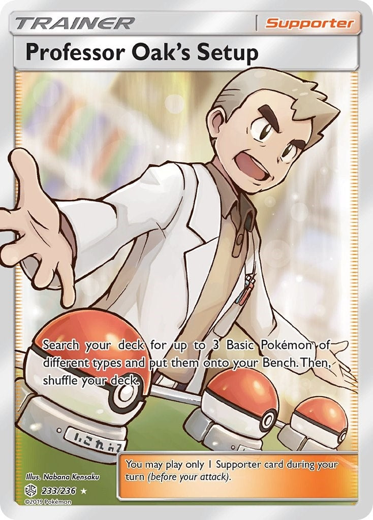 Image for Professor Oak's Setup (Full Art) (233) (SM12)