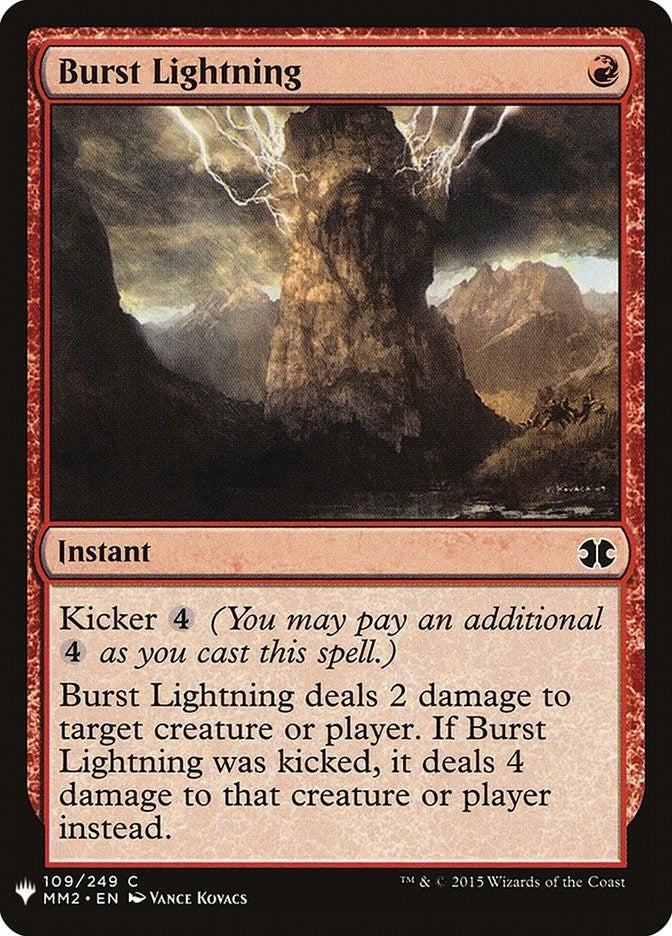 Image for Burst Lightning (MM2) (109) (LIST)