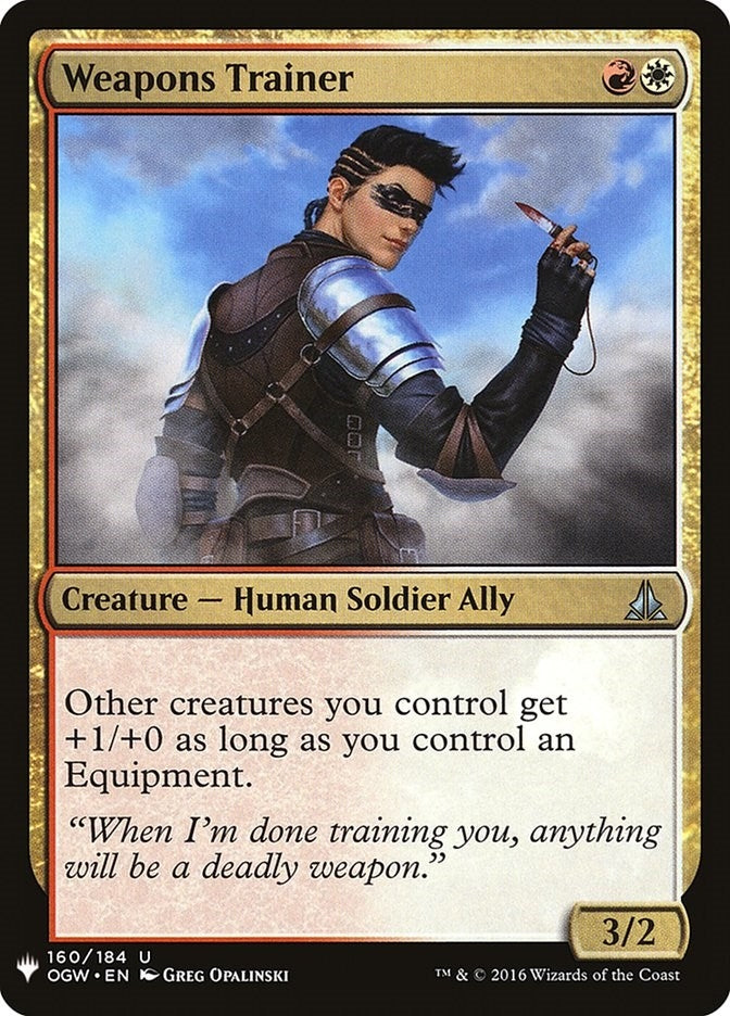 Image for Weapons Trainer (160) (LIST)
