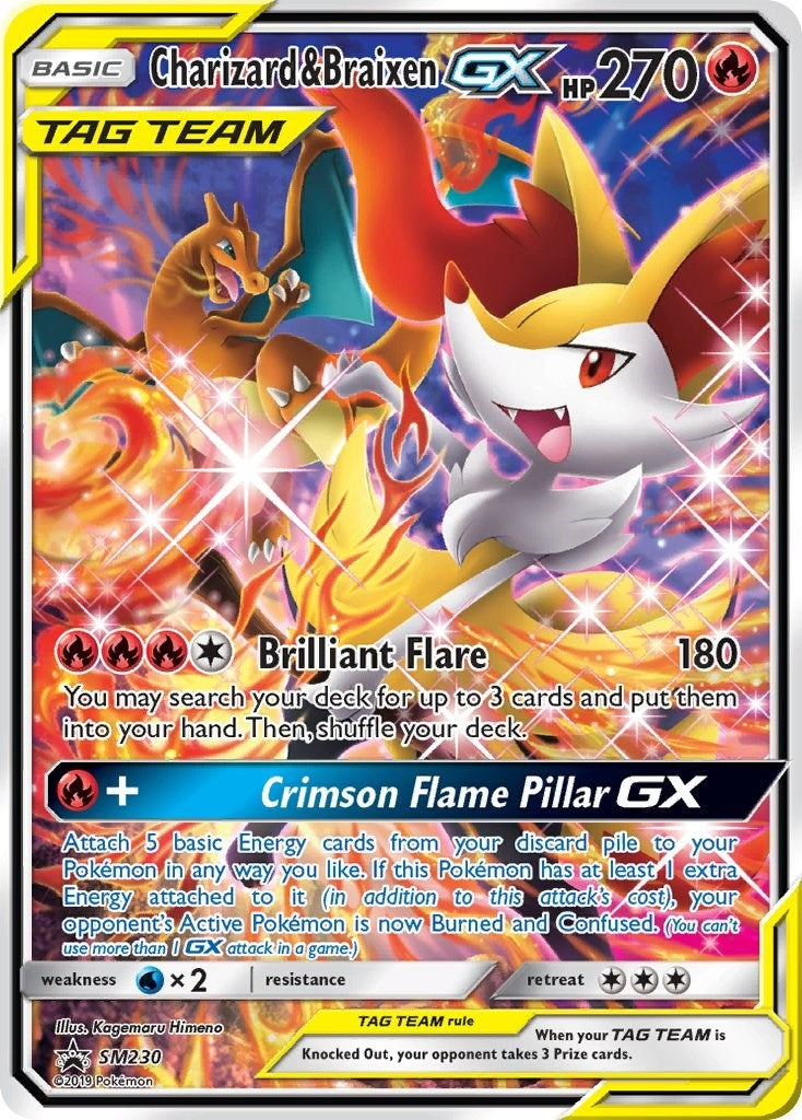 Image for Charizard & Braixen GX - SM230 (230) (SMP)