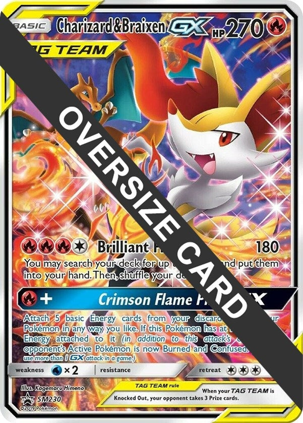 Image for Charizard & Braixen GX - SM230 (SM Black Star Promo) (230) (PR)