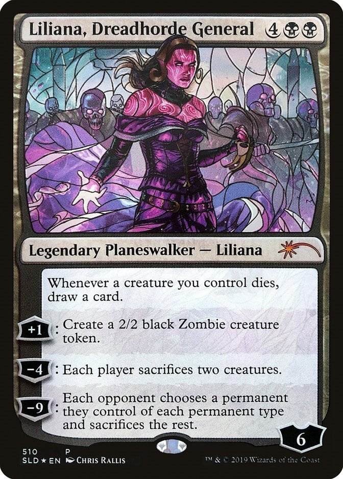 Image for Liliana, Dreadhorde General (Stained Glass) (510) [Secret Lair Drop Series]