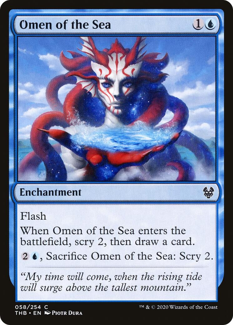Image for Omen of the Sea (58) [Theros Beyond Death]