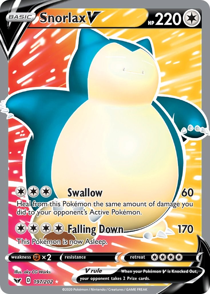 Snorlax V (Full Art)