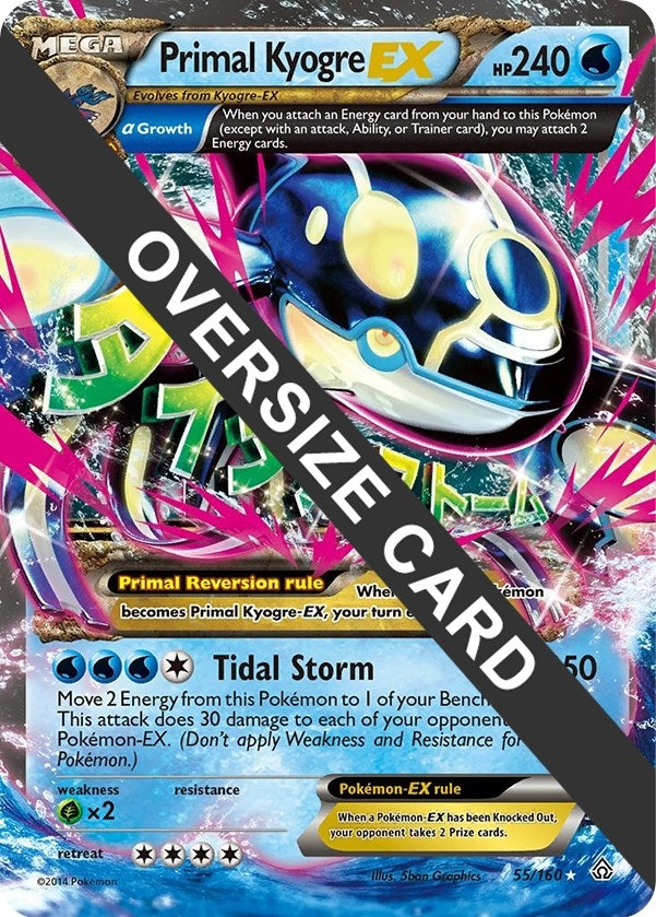 Image for Primal Kyogre EX - 55/160 (55) (PR)