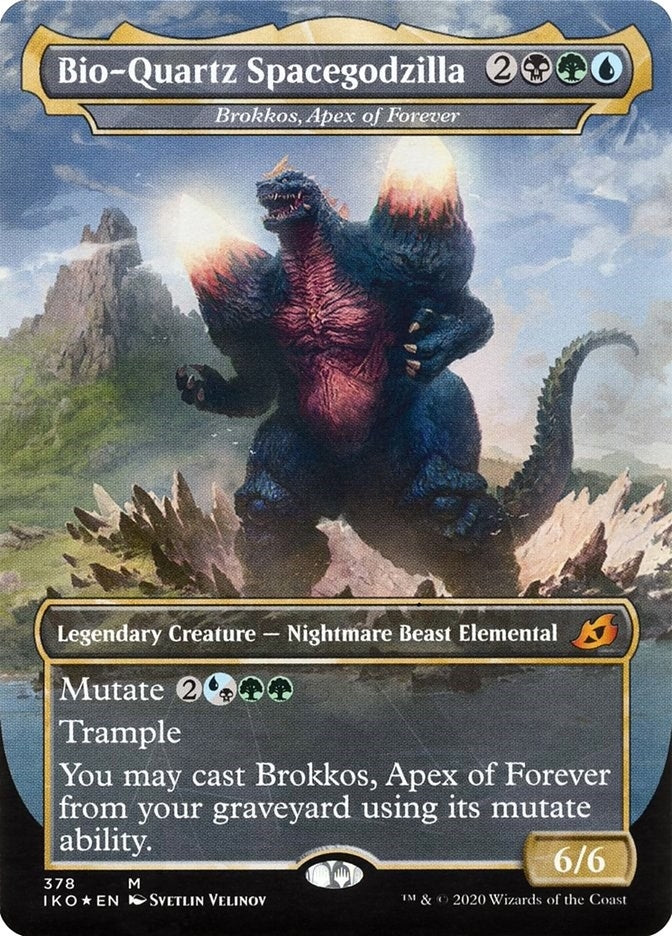 Image for Bio-Quartz Spacegodzilla - Brokkos, Apex of Forever (378) (IKO)