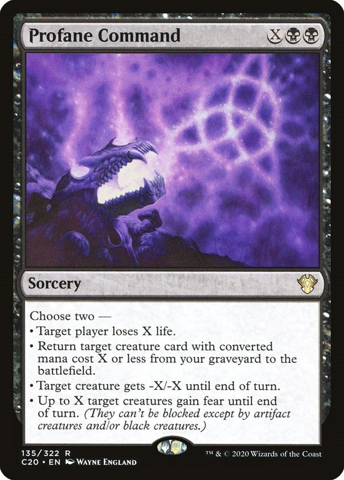Image for Profane Command (135) [Commander 2020]
