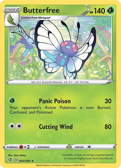 Image for Butterfree (3) (SWSH02)
