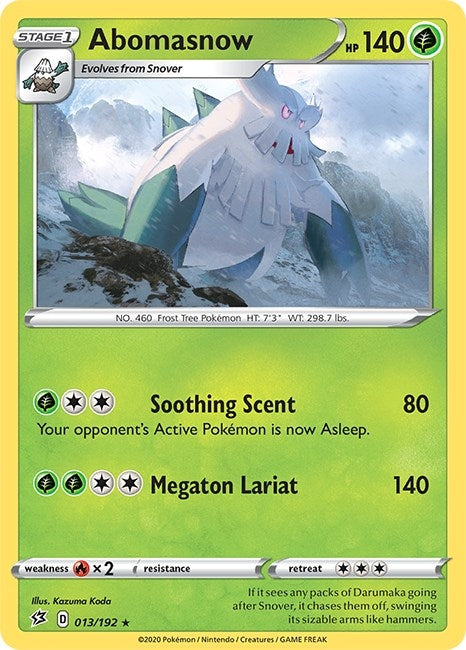 Image for Abomasnow (13) (SWSH02)