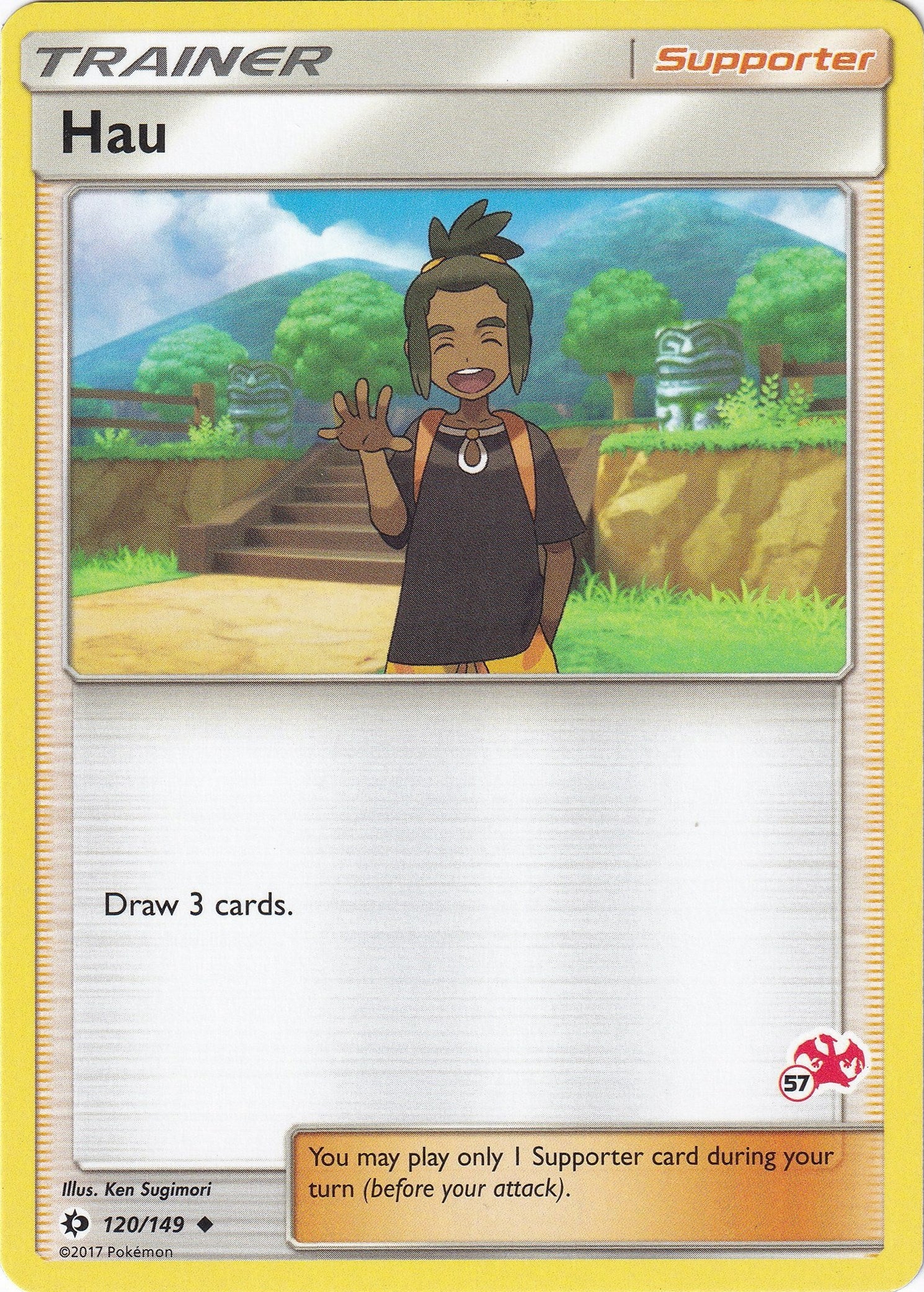Image for Hau - 120/149 (#57 Charizard Stamped) (120) (BTA)