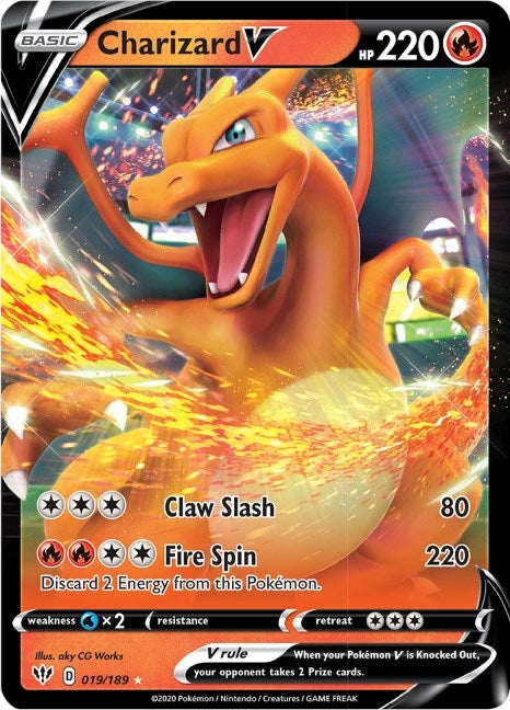 Image for Charizard V (19) (SWSH03)