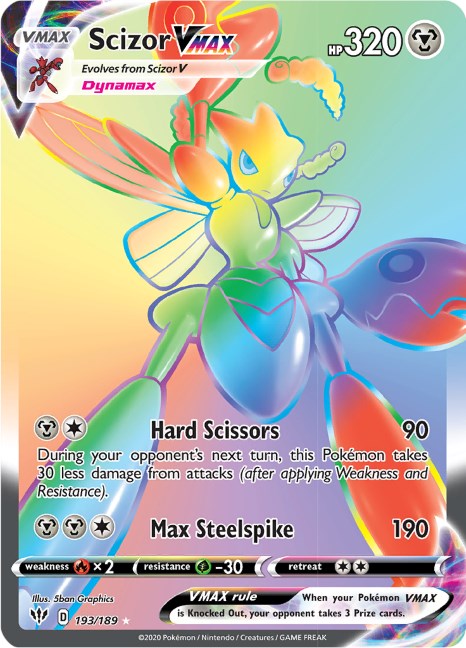 Scizor VMAX (Secret) - PSA 10 - Cert