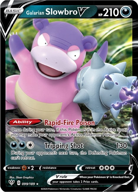 Image for Galarian Slowbro V (99) (SWSH03)