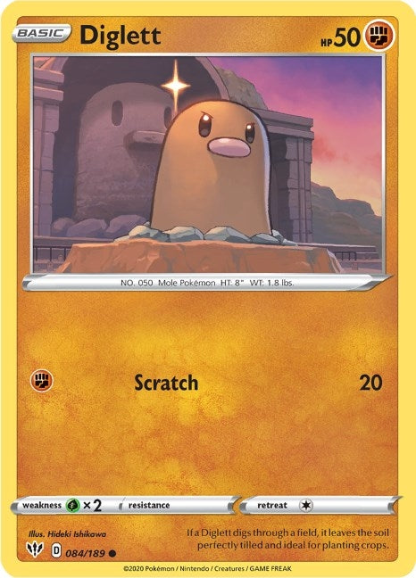 Image for Diglett (84) (SWSH03)