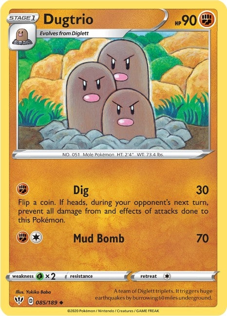 Image for Dugtrio (85) (SWSH03)
