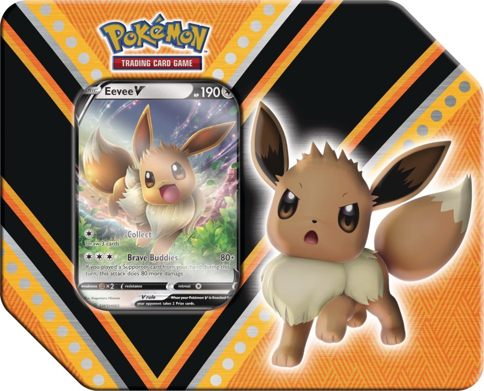 Image for V Powers Tin [Eevee V] - Pokemon