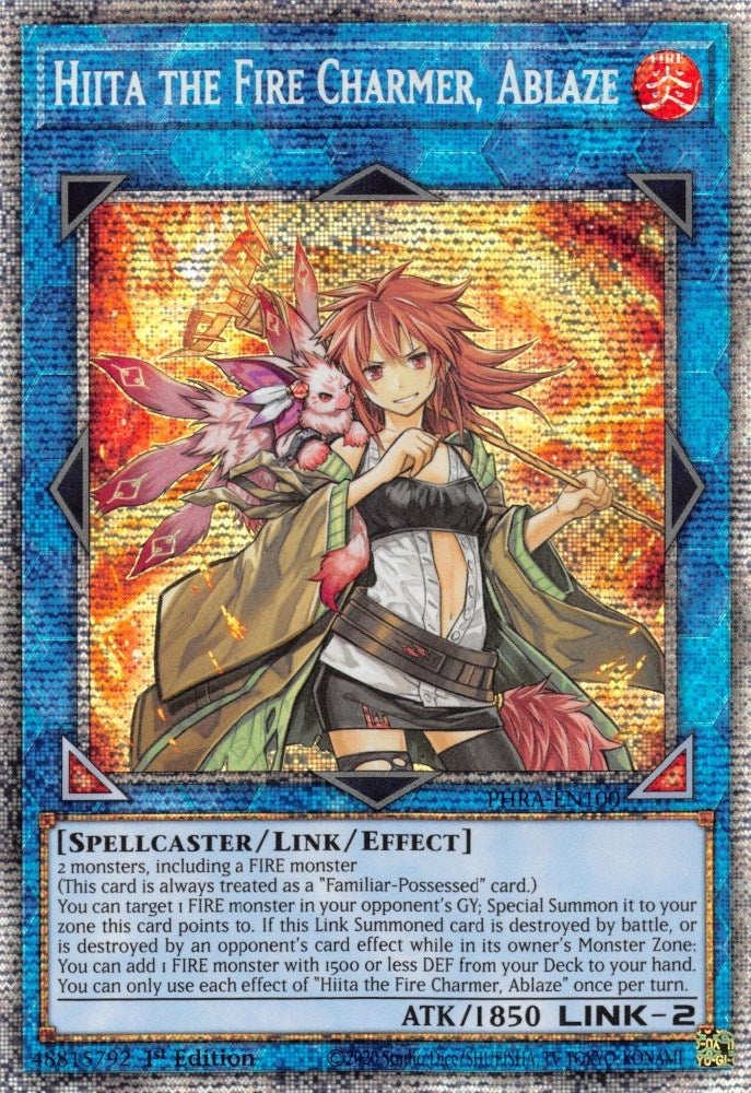 Image for Hiita the Fire Charmer, Ablaze (Starlight Rare) (100) (PHRA)