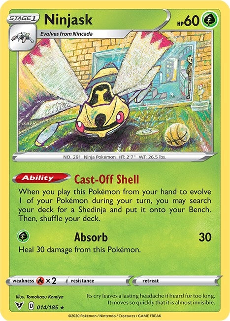 Image for Ninjask (14) (SWSH04)