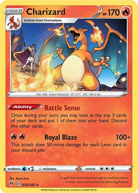 Image for Charizard (25) (SWSH04)
