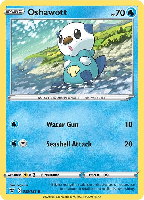 Image for Oshawott (33) (SWSH04)