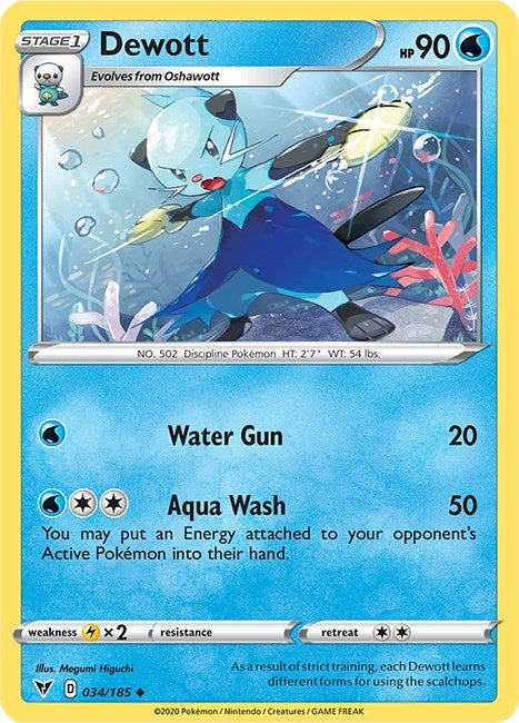 Image for Dewott (34) (SWSH04)
