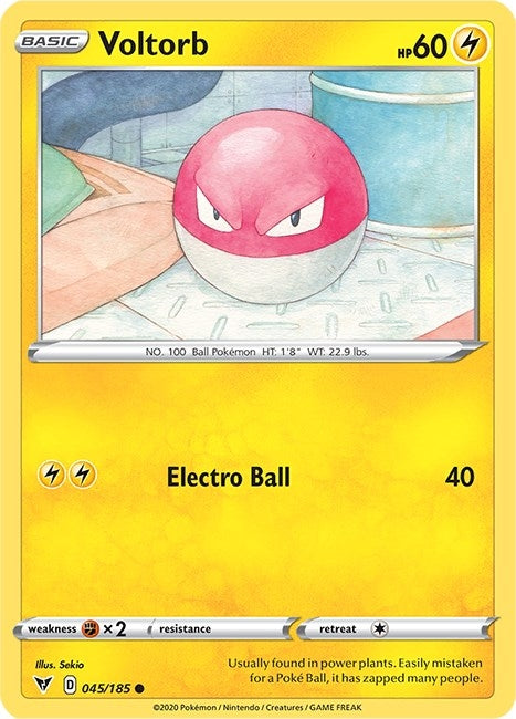 Image for Voltorb (45) (SWSH04)