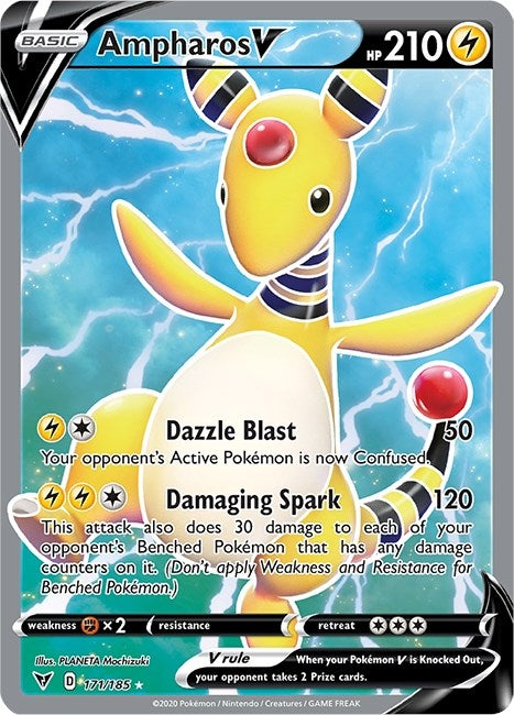 Image for Ampharos V (Full Art) (171) (SWSH04)
