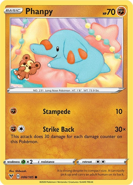 Image for Phanpy (86) (SWSH04)