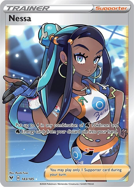 Image for Nessa (Full Art) (183) (SWSH04)