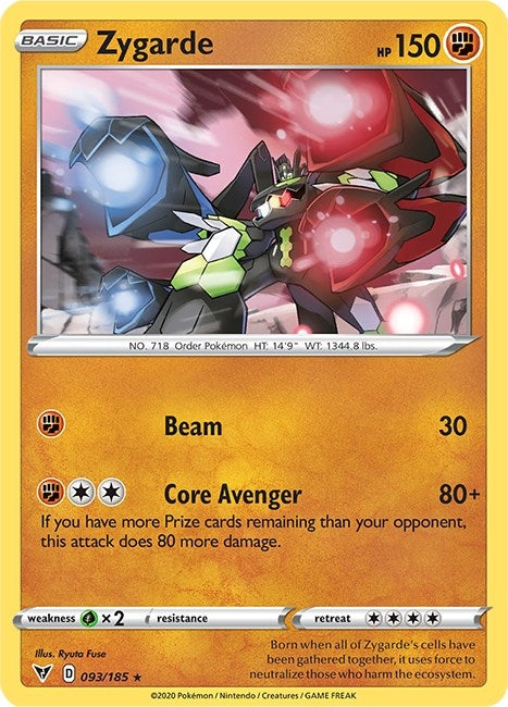 Image for Zygarde (93) (SWSH04)