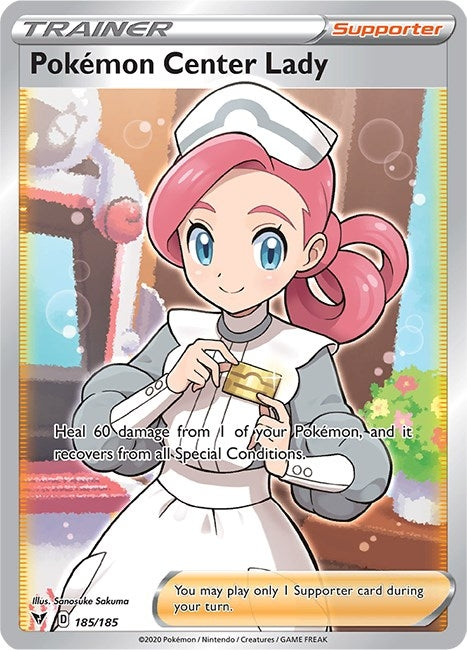 Image for Pokemon Center Lady (Full Art) (185) (SWSH04)