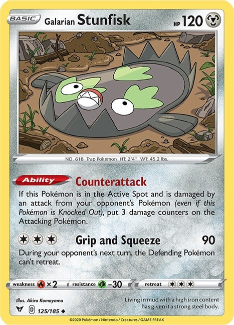 Image for Galarian Stunfisk (125) (SWSH04)