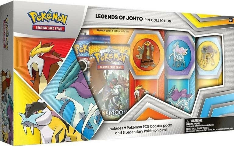 Image for Legends of Johto Pin Collection - Pokemon