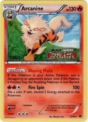 Image for Arcanine - 12/99 (Prerelease) [Staff] (12) (PR)