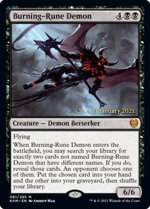 Image for Burning-Rune Demon (81) (PRE)