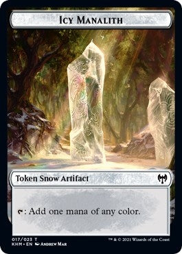 Image for Icy Manalith Token (17) [Kaldheim]