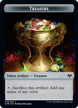 Image for Treasure // Demon Berserker Double-sided Token [Kaldheim]
