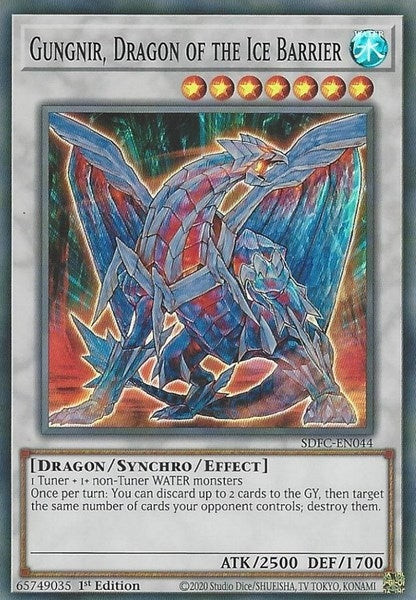 Image for Gungnir, Dragon of the Ice Barrier (44) (SDFC)
