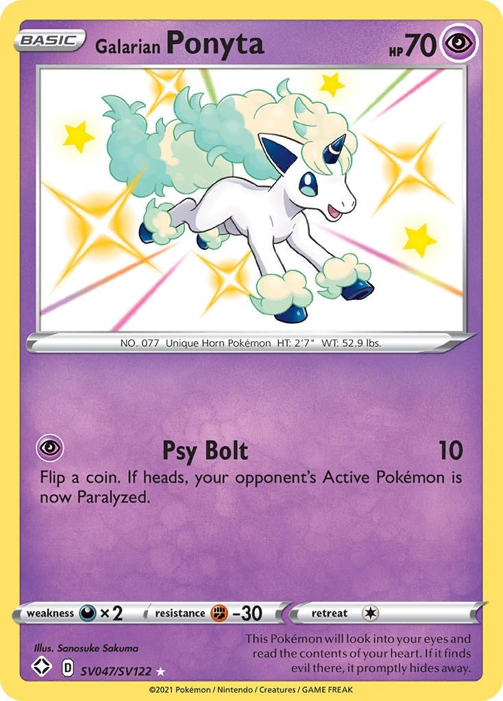 Image for Galarian Ponyta (47122) (SHFSV)