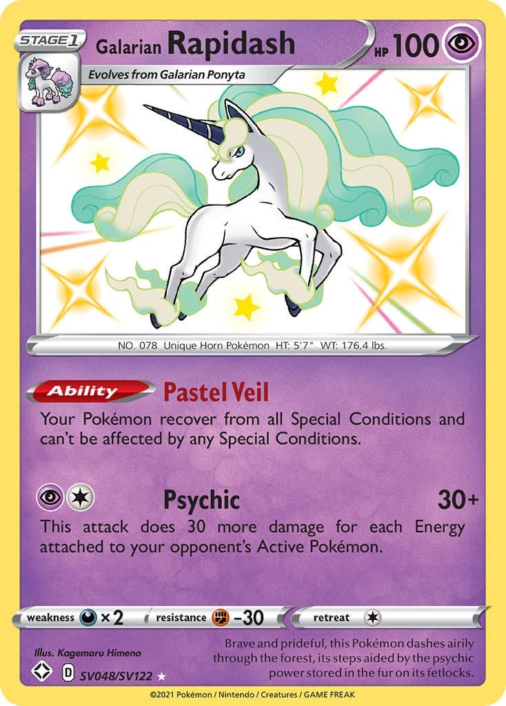 Image for Galarian Rapidash (48122) (SHFSV)